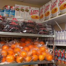 MGH Chelsea food pantry helps families eat healthy by providing fresh fruits and vegetables.