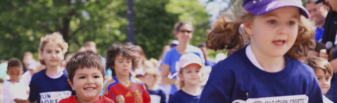 Children and families enjoy the Four Seasons Run of Hope