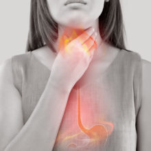 Acid reflux can cause a range of symptoms including a burning sensation in the throat or chest.