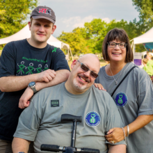 Michael Goldberg and his wife Judi (pictured below with their son Andrew) started the Hugs for Mito nonprofit organization to build awareness and raise funds for research into mitochondrial diseases.