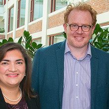 The MGH Cancer Immunology Team (from left): Shawn Demehri, PhD; Marcela Maus, PhD; Mark Cobbold, PhD, and Nir Hacohen, PhD