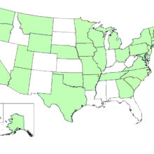 CDGEMM has enrolled infants from 32 U.S states (shown on map in green) as well as children in Italy and Spain.