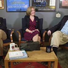 Clay Center leaders involved with the new mental health initiative include, from left, Steven Schlozman, MD; Ellen Braaten, PhD; and Gene Beresin, MD.