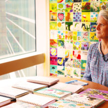 An MGHfC volunteer and the creator of “Journals of Hope” program, Faith Wilcox helps patients and families find light in dark moments.