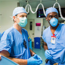 Oluwaseun Johnson-Akeju, MD, and his team in the Department of Anesthesia, Critical Care and Pain Medicine bring high-quality care to patients during the COVID-19 crisis.