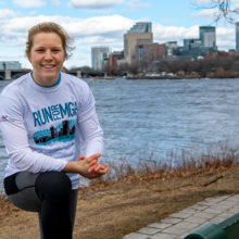 Jordan Weil is ready to take on the Boston Marathon as a member of Mass General’s Marathon Team in support of pediatric cancer.