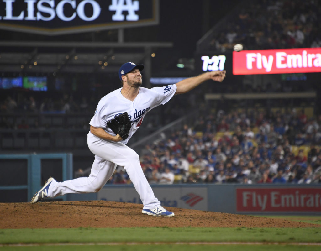 On Oct. 27, 2018, Rich Hill pitched for the Los Angeles Dodgers against the Boston Red Sox in game 4 of the 2018 World Series.