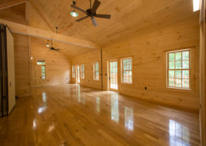 A large room in the Simches Family Pavilion provides plenty of space for camp activities.