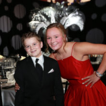 The star of the 2018 Storybook Ball was patient Jett Rehm (pictured with his sister, Ali) whose successful treatment for bipolar disorder was profiled in a featured video.