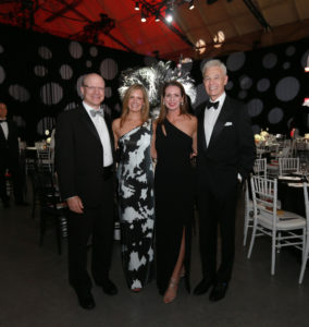 From left, MGHfC Surgeon-in-Chief Allan Goldstein, MD; Storybook Ball co-chairs Sonja Kelly and Jen Dolins, MGHfC Physician-in-Chief Ronald Kleinman, MD