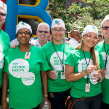Team Together as One and supporters, from left, Jimmy Quirk, Sharon Grace, Steve Hardy, Melvin Caban, Dulce Cardona-Rivera and Dan Sullivan.