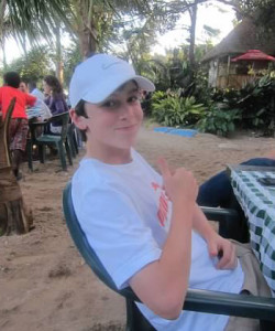 James Mooney, 15, is working to raise awareness and funding for pediatric cancer in Uganda.