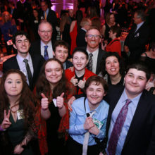 Celebrants at the 19th annual Aspire Spring Gala. The Aspire program helps children, teens and adults with high cognitive autism spectrum disorder and related profiles develop the skills necessary to be successful in their communities and workplaces.
