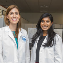 Andrea Axtell, MD (left), and Philicia Moonsamy, MD, are recipients of two new Mass General fellowships designed to encourage more women to consider careers as cardiac surgeons.