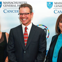 Chris and Marianne Cooper, Matt Damon, Valerie Harper and Phillip Phillips at the one hundred