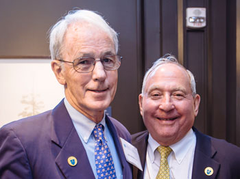 James Dineen, MD, left, and Peter Lunder
