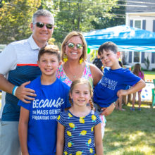 Clockwise from left: Russ, Lauren, Patrick, Rose and Liam Doherty