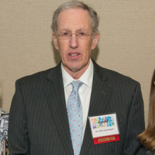 The MGHfC Education Day session about primary care focused on the concerns of new parents. The presenters included, from left, Lori Pugsley, RN; Peter Greenspan, MD,; and Shannon Scott-Vernaglia, MD.