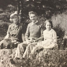 A young Marjorie Moerschner, whose planned giving paid tribute to her father, Richard, and mother, Helen.