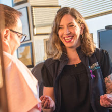 Raina McMahan is in her fourth year as a recovery coach at Mass General.