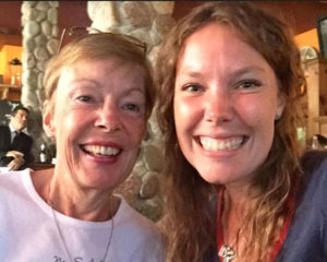 The care that Susan van Riel (left) received at Mass General has inspired her daughter, Helen (right), to run the 2017 Boston Marathon.